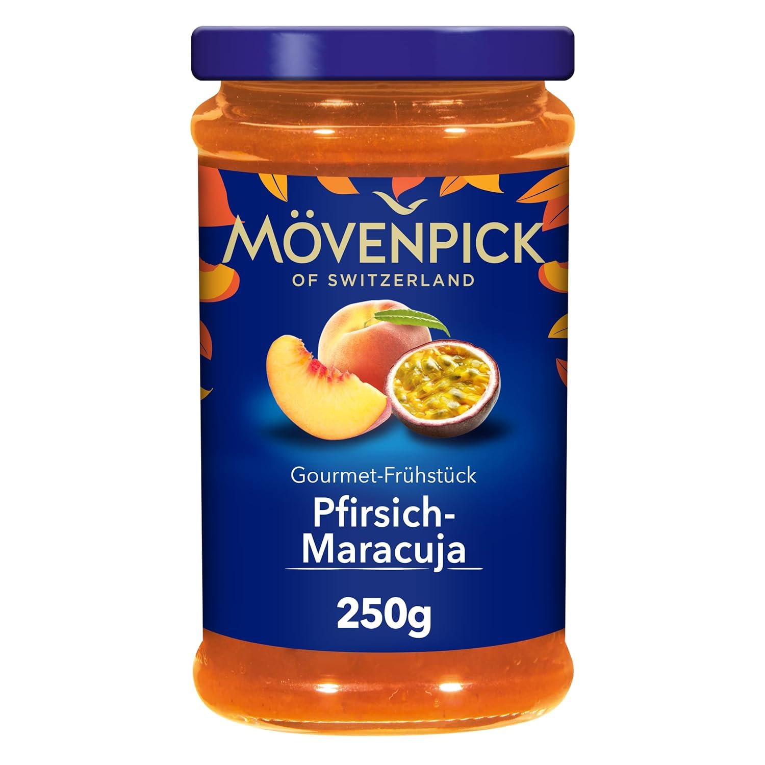 Mövenpick Gourmet Breakfast Peach Passion Fruit Fruit Spread Premium Quality 250g