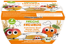 FRECHE FREUNDE Breakfast bowl mango, apple, apricot & oats from 8 months, 130 g