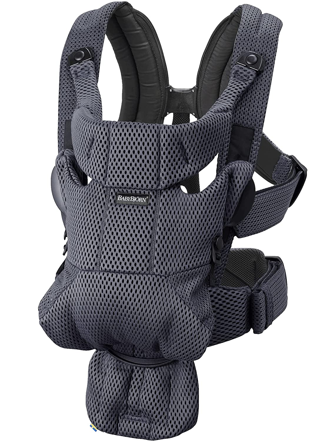 BabyBjörn Move 099078 Baby Carrier 3D Mesh Anthracite / Leopard