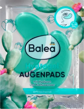 Balea Augenpads Hydrogel Kaktuswasser (1 Paar), 2 St