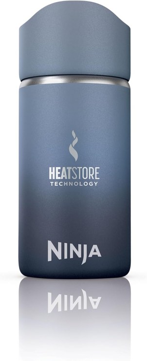 Ninja 300ml Sip Perfect Water Bottle for Hot Drinks, BPA Free, Dishwasher Safe, Thermos Flask, Navy Blue, DW1203EUUKNV