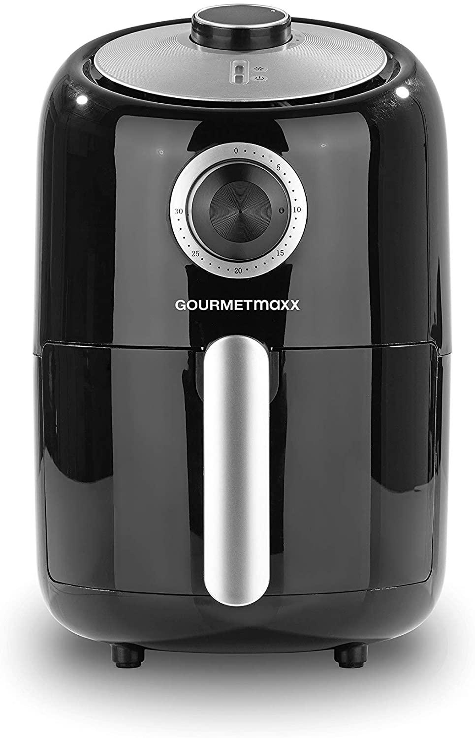 GOURMETmaxx Hot Air Fryer 1.2 Litre Capacity 8 1000 W Fryer without oil, Healthy, Safe and Multifunctional | 30 Minute Timer and Adjustable Temperature (0 – 200 °C) | Oil-Free | BPA Free