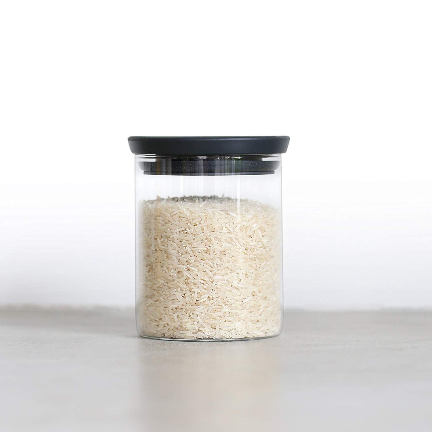 Brabantia Glass Stackable Jar, 0.6 L
