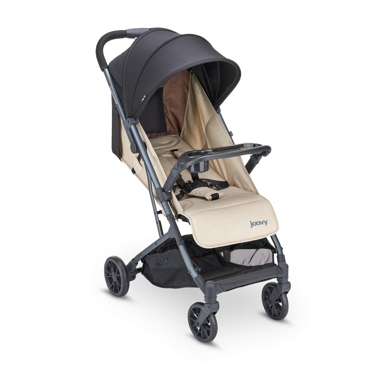 Joovy Kooper 8228 Lightweight Pushchair Compact Folding with Tray Beige