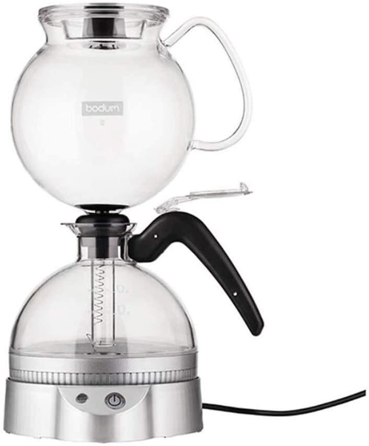 LBWT Power Siphon Coffee Machine Hand Rushing Glass Coffee Pot 110/220V Home Coffee Machine Fashion Look Office Outdoor Travel Gift