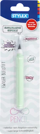 Stylex Bleistift unendlich, mint (23x24,5x28 cm), 1 St