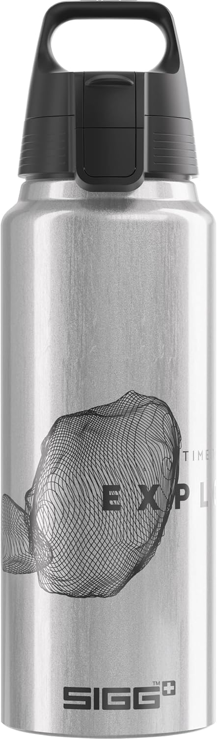 Sigg - Aluminum Water Bottle - WMB ONE - Made in Switzerland - ClimatePartner Certified - Suitable for Carbonated Drinks - Leakproof - Featherlight - BPA-free - Outdoor - 0.75L & 1L