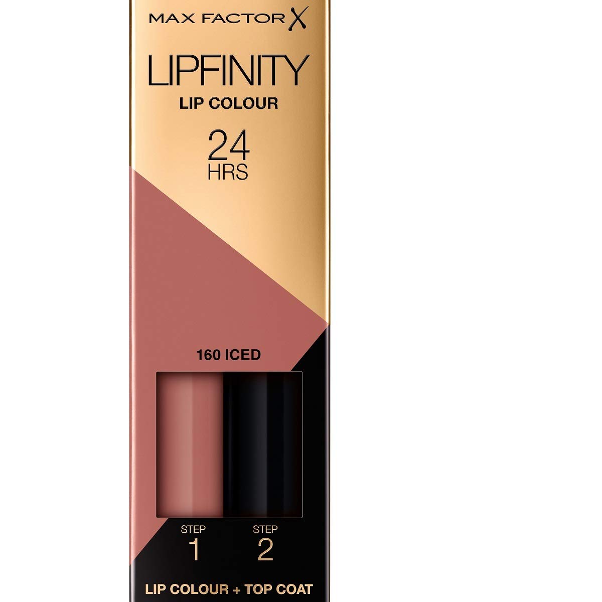 Max Factor Lipfinity Lip Colour Spiritual 180 – Kissable Lipstick with 24-Hour Hold without Drying Out, with Intensive Colour Release, Precise Applicator and Intensely Nourishing Gloss Top Coat, ‎spiritual