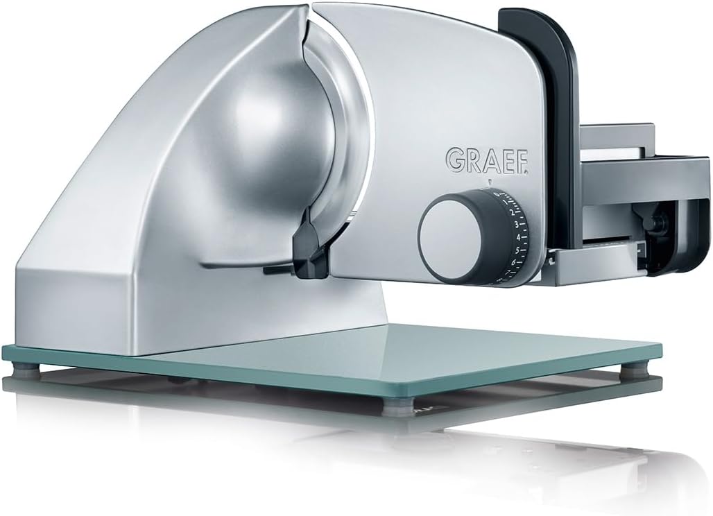 GRAEF Master M 20 Electric 170W Glass,Metal,Plastic Black,Silver slicer Master M 20, Glass, Metal, Plastic, Black, Silver, 295 mm, 405 mm, 255 mm, 8.5 kg