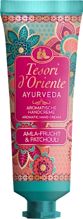 Tesori d'Oriente Ayurveda hand cream with amla fruit & patchouli, 75 ml