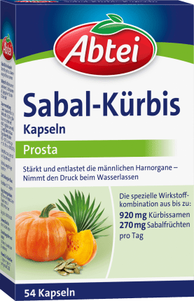 Abtei Sabal Pumpkin Prosta Capsules, 54 pcs