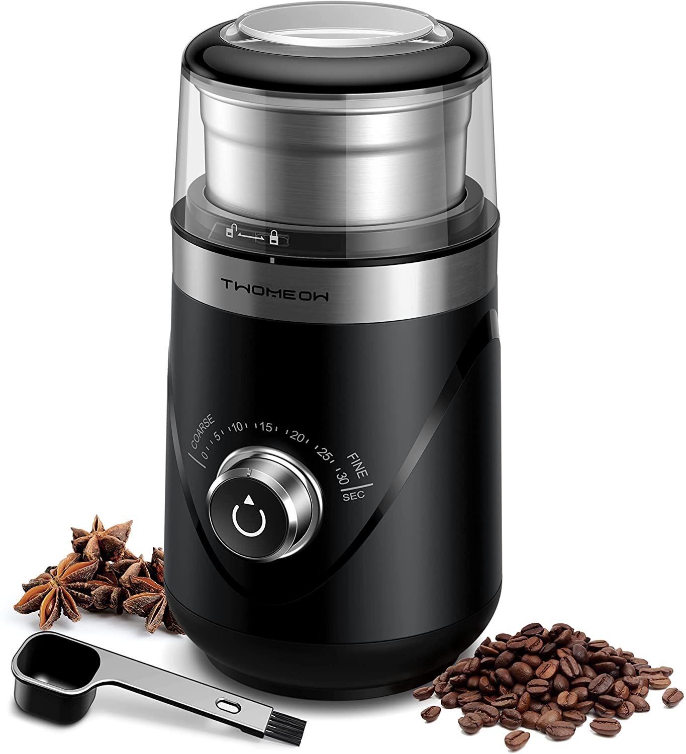 TWOMEOW CG628GEU Electric Coffee Grinder
