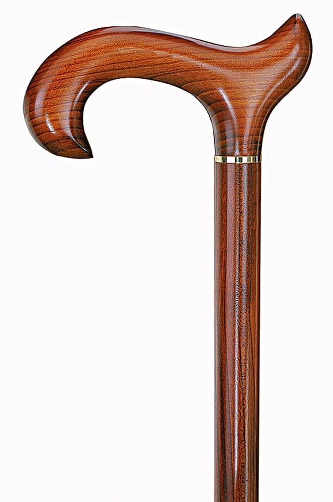 Gastrock Real Cherry Wood Exclusive Designer Derby Walking Cane, , ,