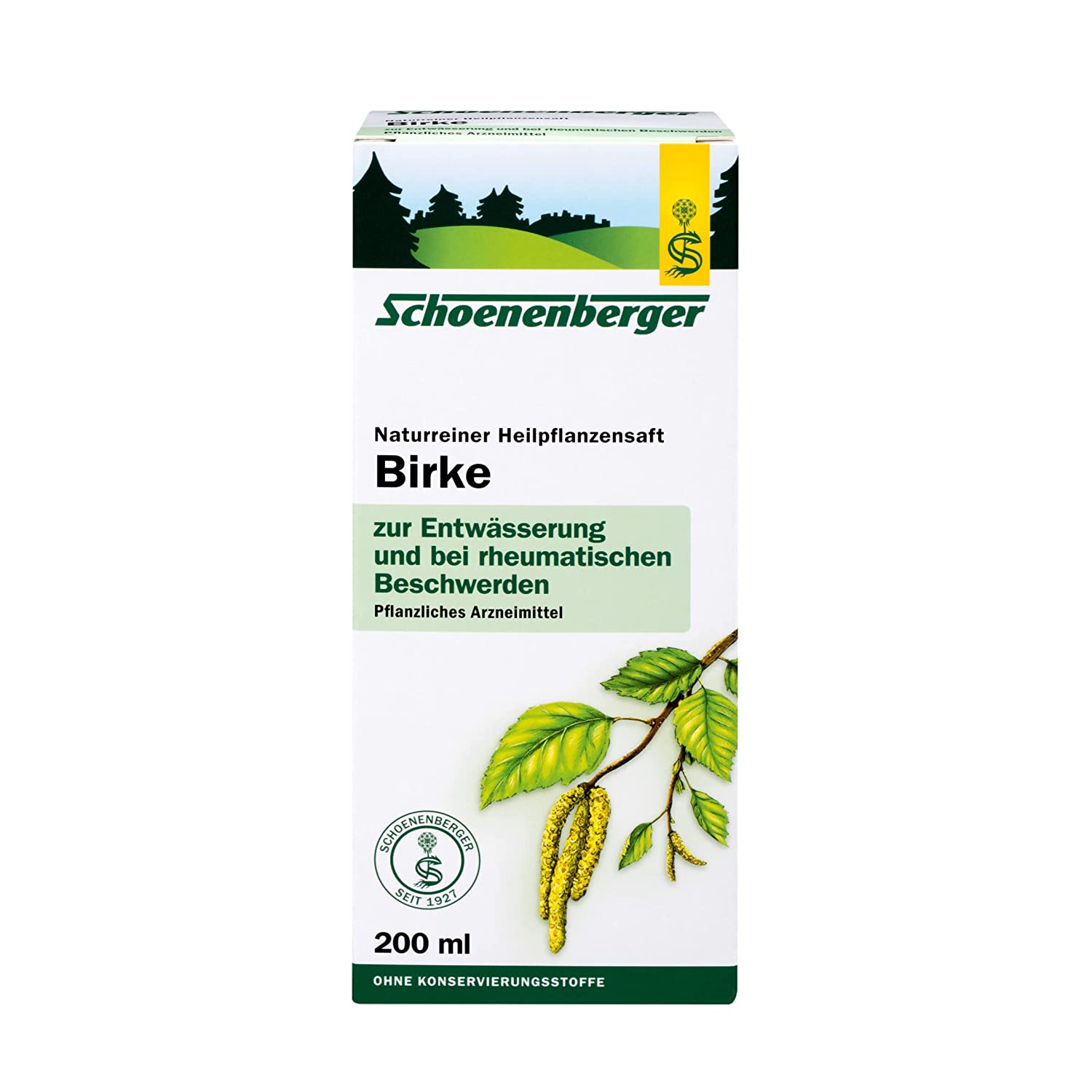 SALUS Pharma GmbH Schoenenberger Birkensaft, 200 ml