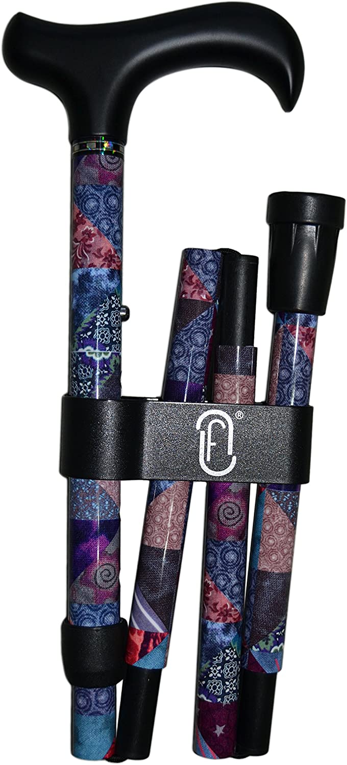 Finna 41253 A Walking Stick Foldable Height Adjustable/Set Of Carbon Fiber 