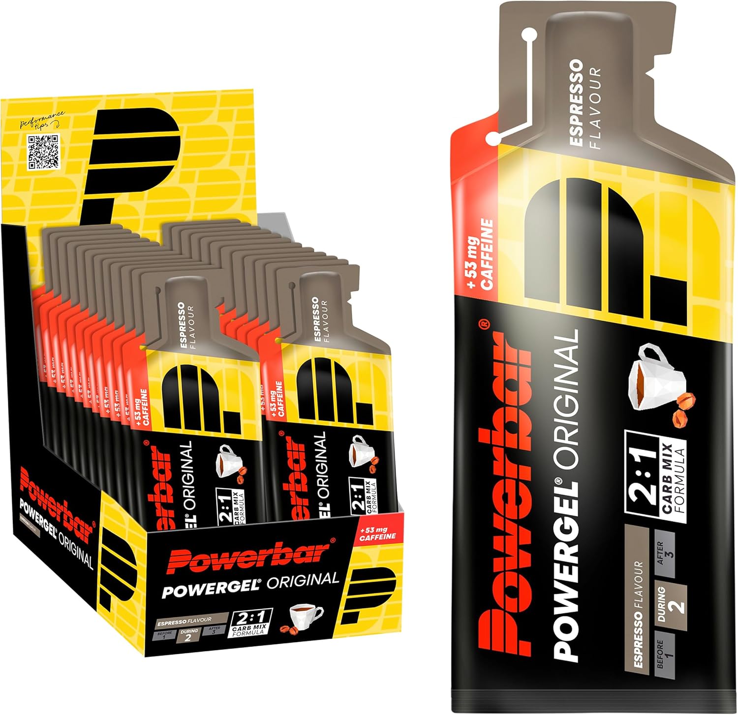 PowerBar PowerGel Original High Carb Energy Gel