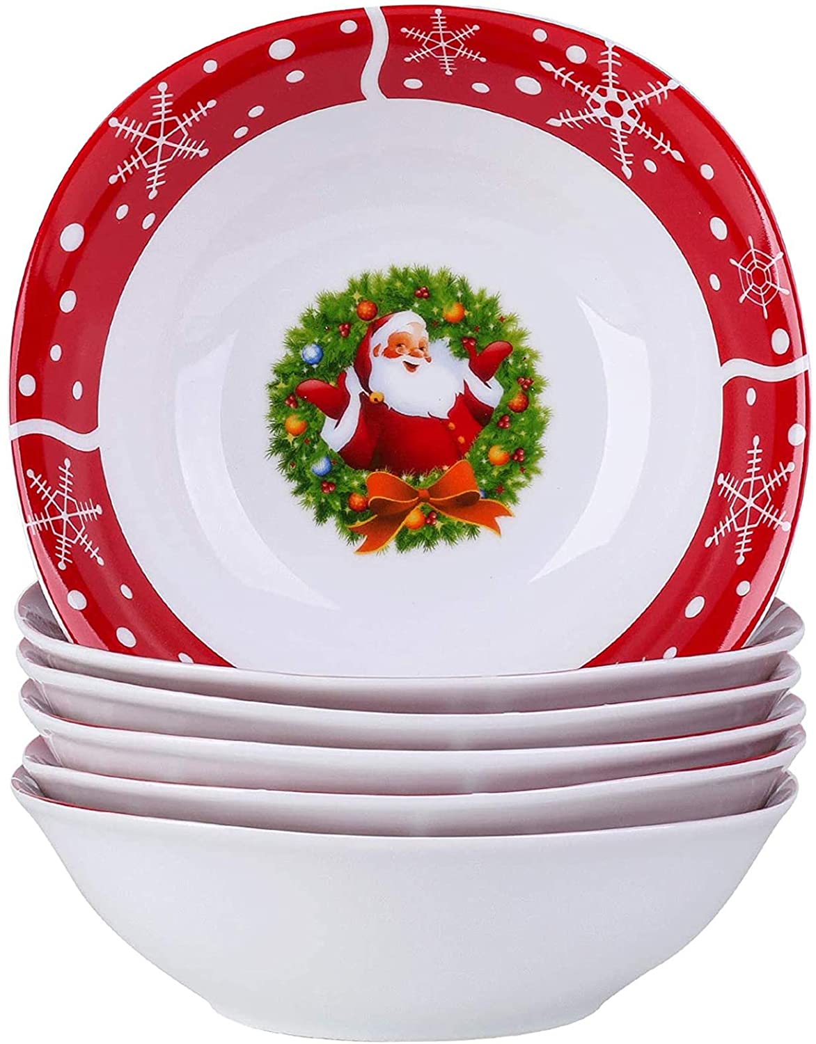VEWEET, Dinner service set, porcelain crockery set, coffee service, dinner service for Christmas