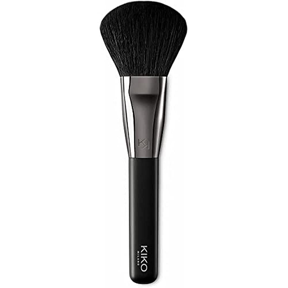KIKO Milano Face 09 Powder Brush, Compact Brush with Natural Bristles for Face Powder