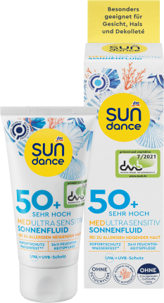 SUNDANCE MED Ultra Sensitive Solar Fluid SPF50+, 50 ml