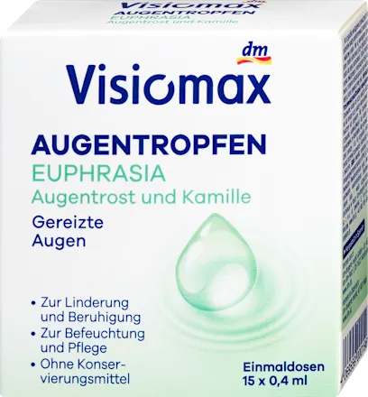 Visiomax Euphrasia eye drops, 6 ml