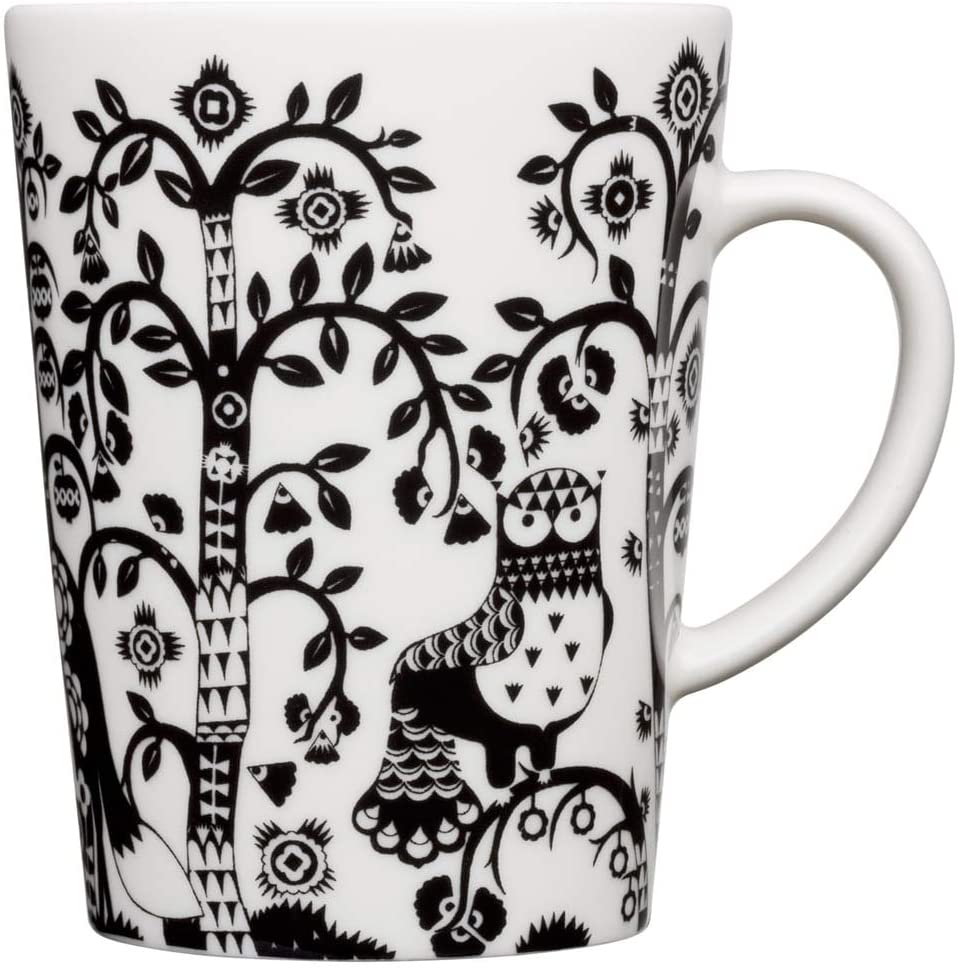 Iittala Taika Becher mit Henkel schwarz 0,4l
