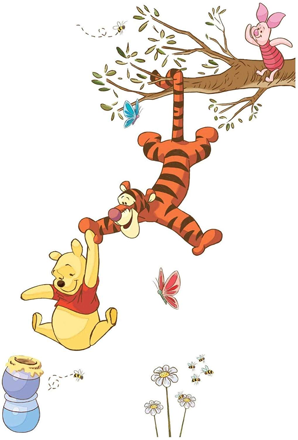 Roommates Rmk2463Gm Rm Disney Winnie The Pooh Snap The Honey Vinyl Wall Art