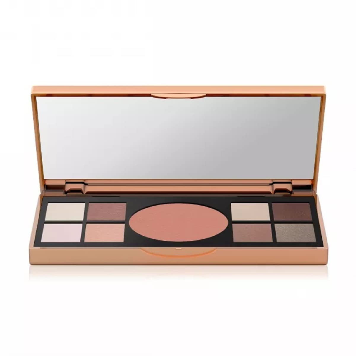 M. Asam Magic Finish Elegant Vibes Palette (8 x 0.75 g/3 g) - Face Palette with 8 Harmonising Eye Shadows, A Blush & Integrated Mirror, Versatile Looks, makeup