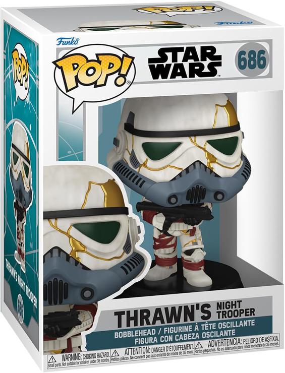 Funko Pop! Vinyl: Star Wars Ahsoka - Thrawn's Night Trooper (Left) Figure de Vinyle à Collectionner - Toys for children and adults - Fans of Télévision