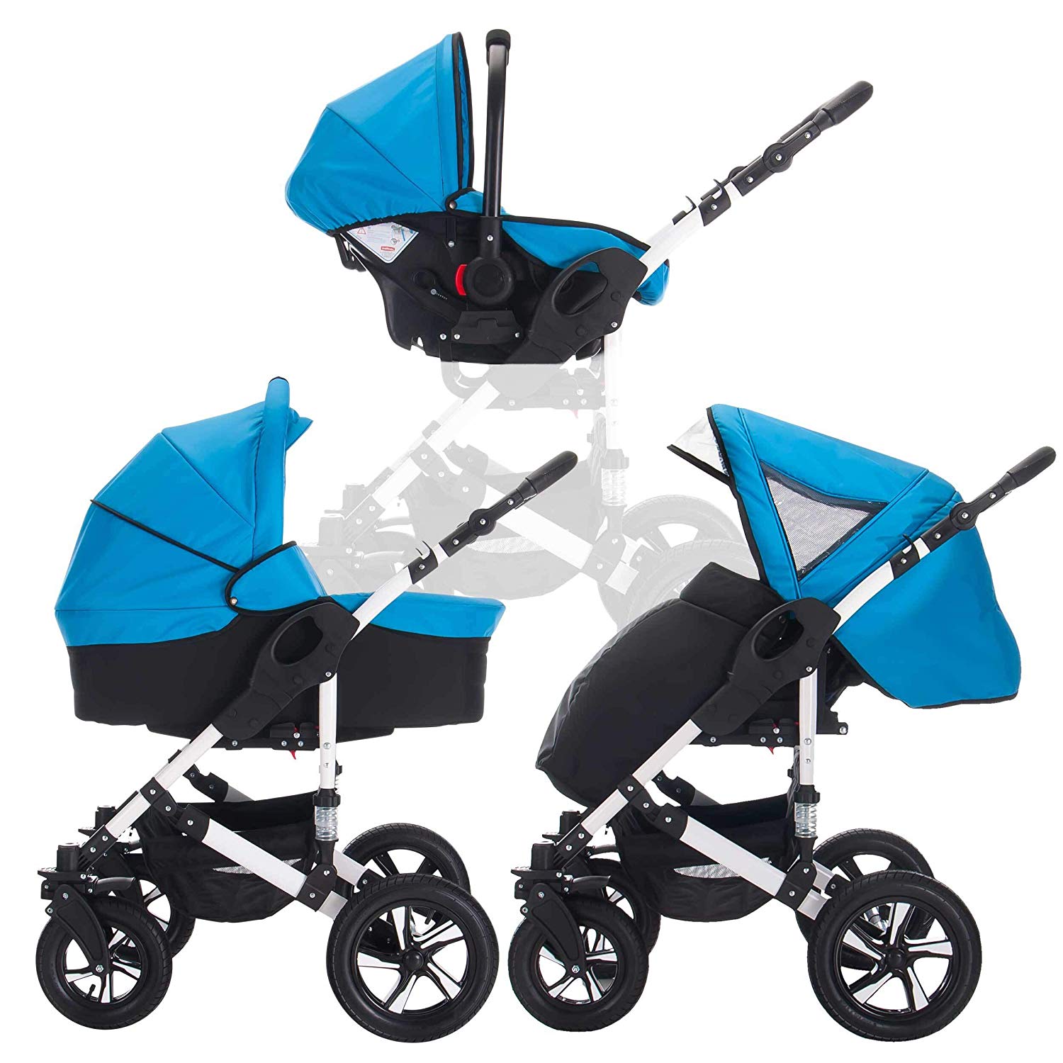 Bebebi Florida 3 In 1 Combi Pushchair