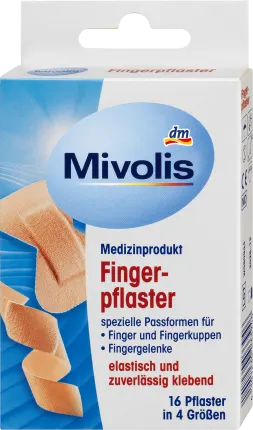 Mivolis Finger plasters, 16 pcs