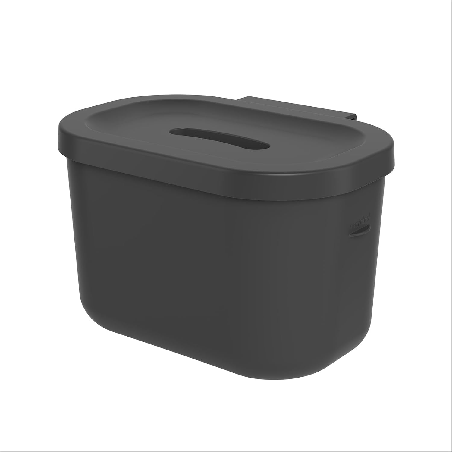 Rotho Store Rotho Salsa Organic Waste Bin, 3.2 L, with Decekl Compost Bin, Integrated Hanging Device, Plastic, 22.1 x 16.7 x 14.2 cm (L x W x H)