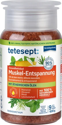 tetesept Bathing salt muscle relaxation, 600 g