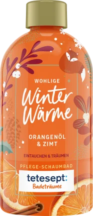 tetesept bubble bath bath dreams cozy winter warmth, orange oil & cinnamon, 420 ml