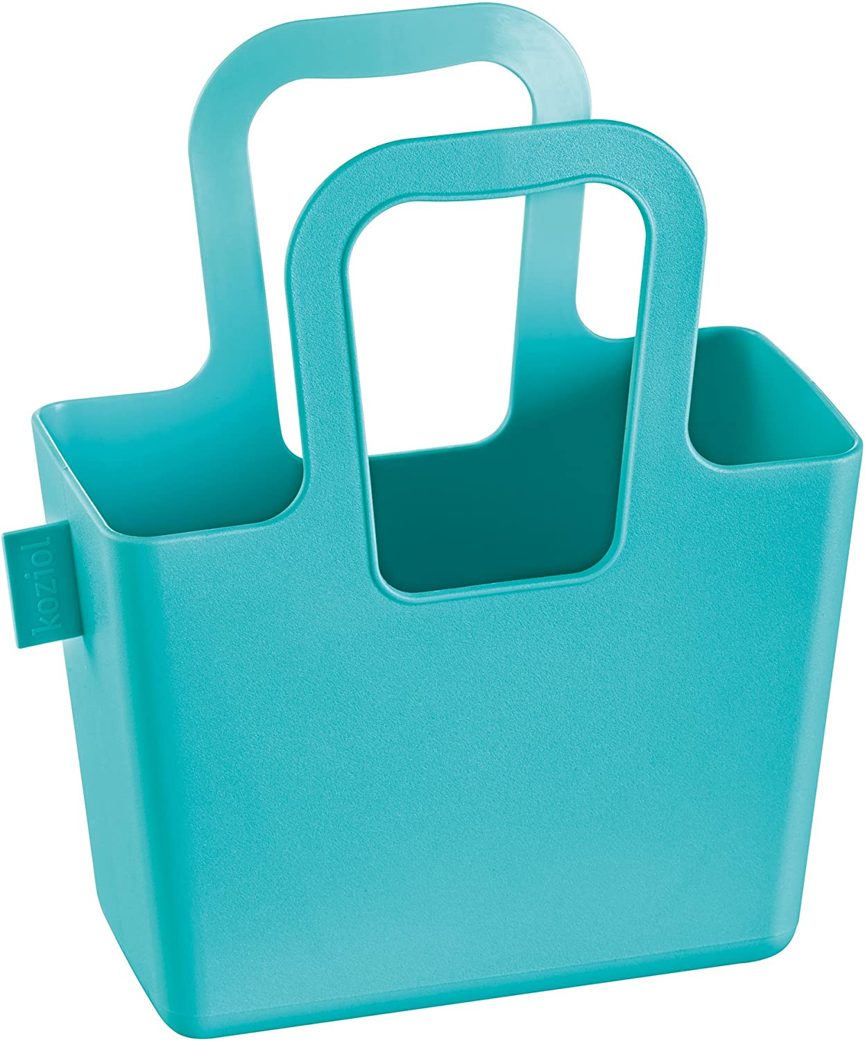 Koziol Taschelini, Bag, Plastics, Shopper, Flower Pot, Solid Turquoise, 5415619