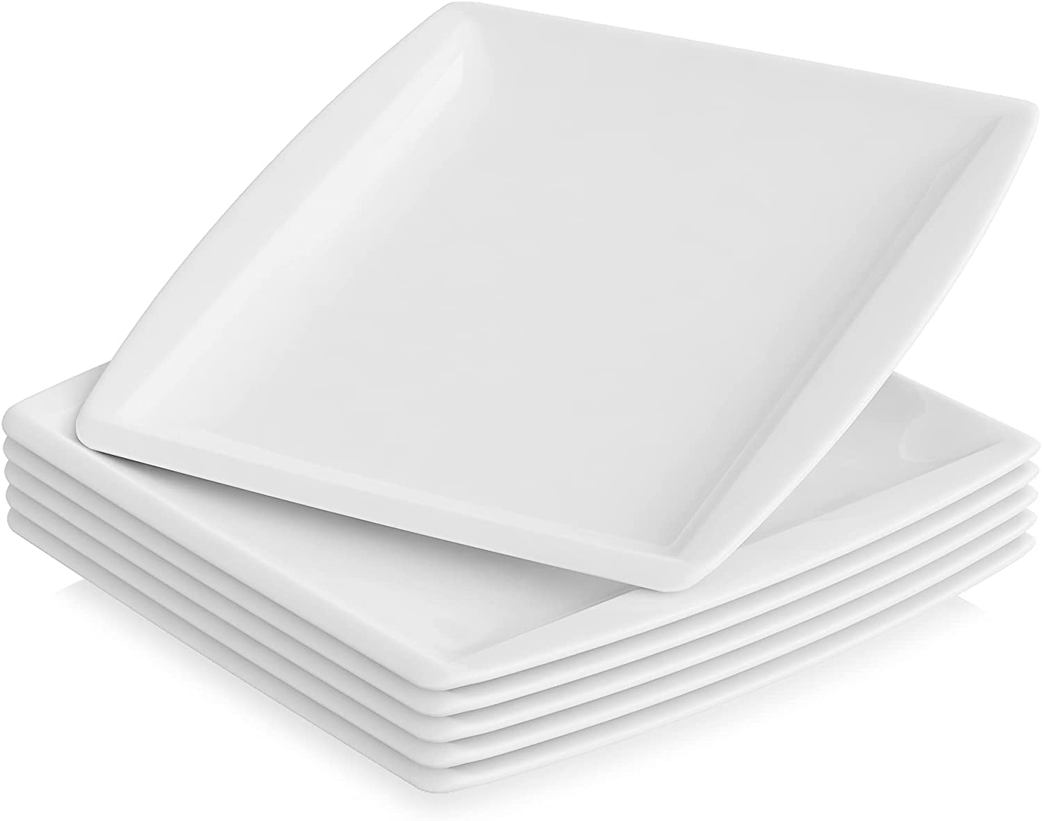 Malacasa Blance Series 42 Piece Cream White Porcelain Crockery Set for 6 People