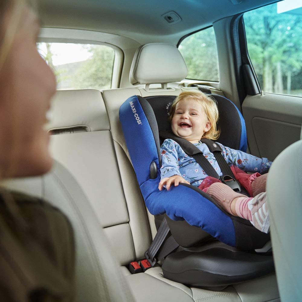 Maxi-Cosi Priori SPS + Child Seat with Optimal Side Impact Protection and 4 Seats and Resting Positions, Group 1 (9-18 kg), Usable from Approx. 9 Months to Approx. 4 Years, Basic Black