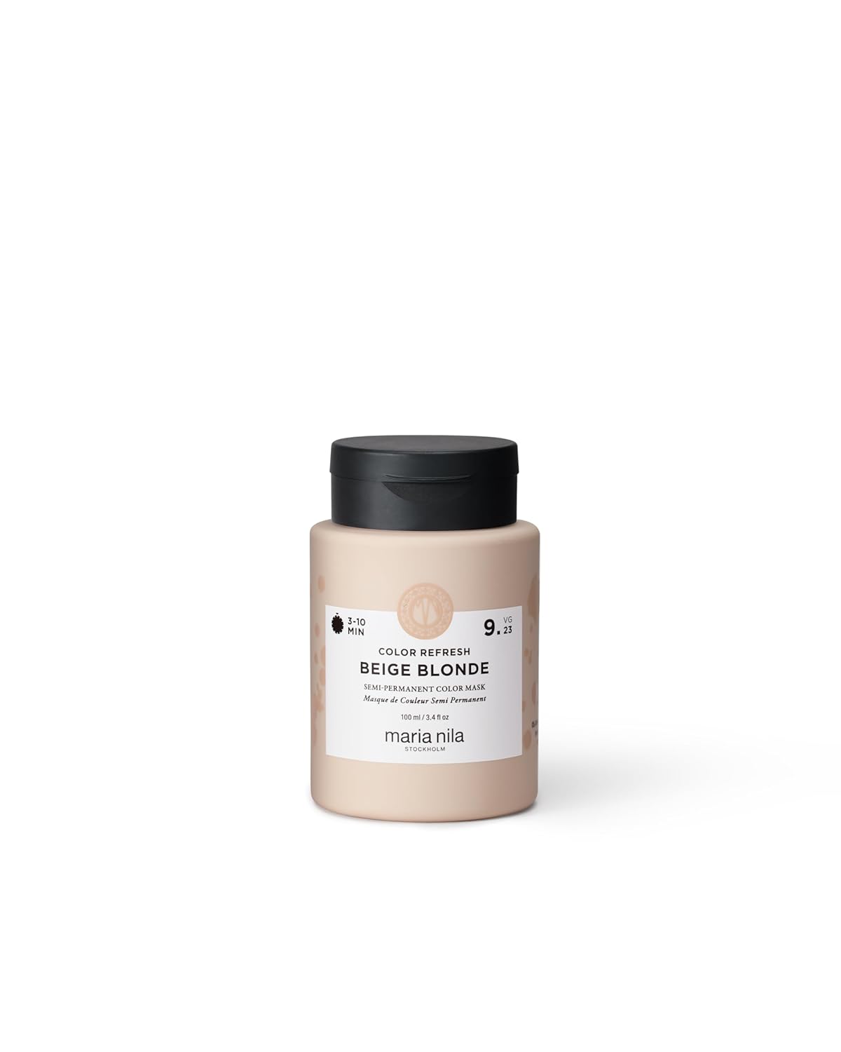 Maria Nila Color Refresh Beige Blonde 9.23 - Color Refreshing Hair Mask for Blonde Hair - Cool, Natural Beige Blonde - Nourishes, Smoothes & Gives Shine - Sulphate Free & Vegan, 100 ml
