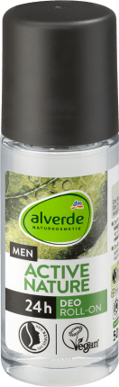 alverde NATURKOSMETIK Men Deo Roll-On Active Nature@, 50 ml