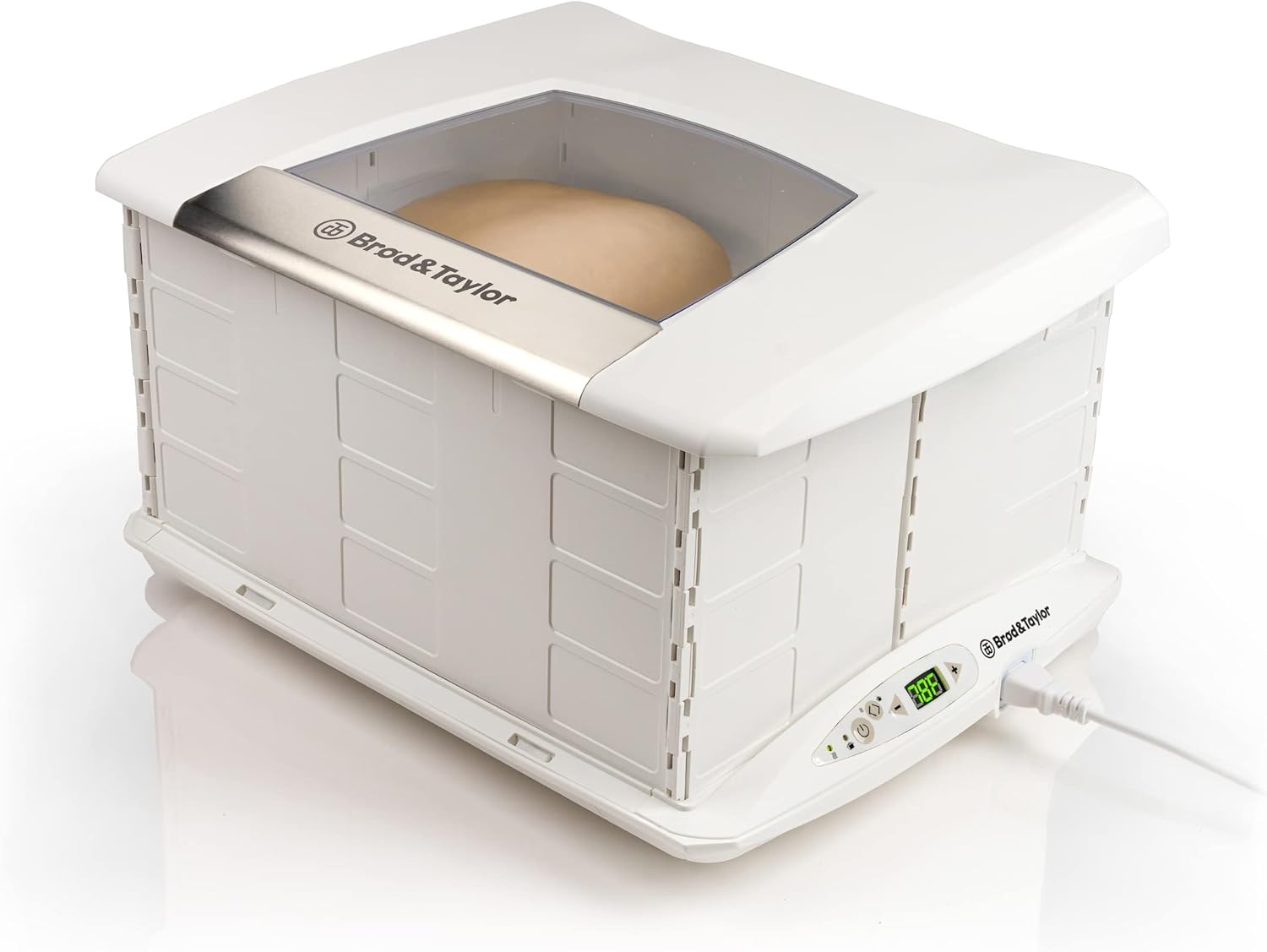 Brod and Taylor Stainless Steel Proofer and Slow Cooker Shelf Set, White