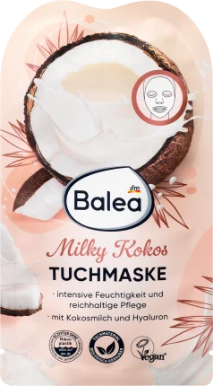 Balea Tuchmask Milky Kokos, 1 ST