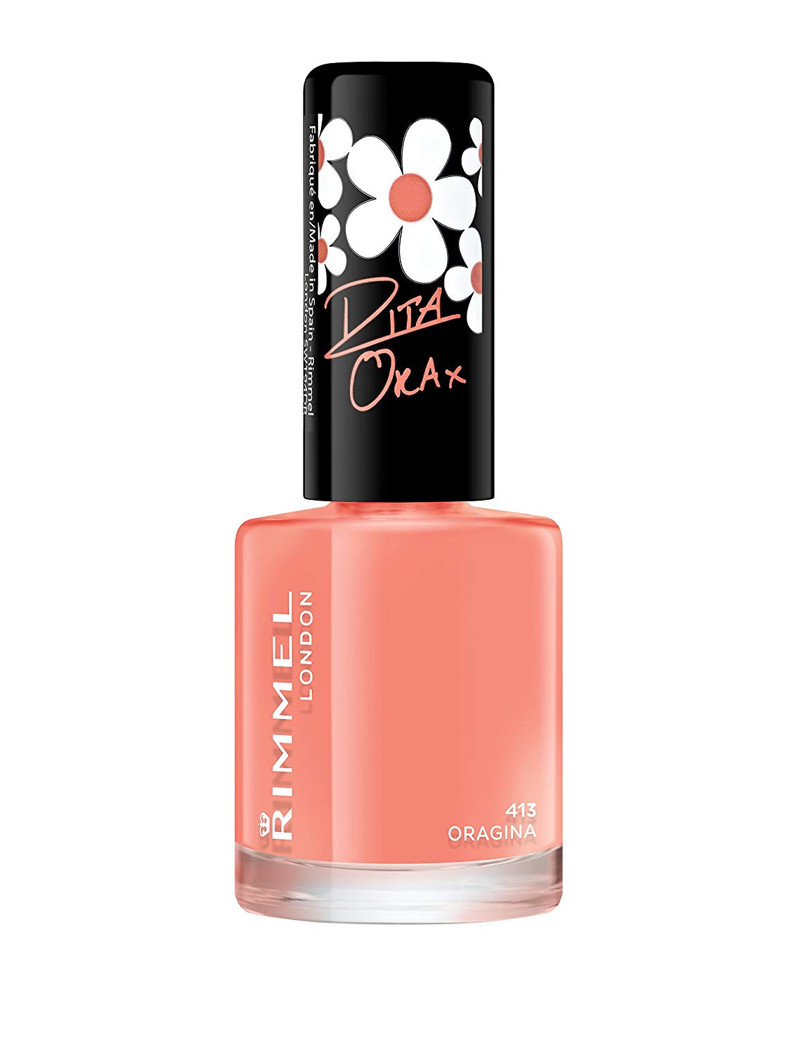 Rimmel 60 Seconds Super Shine Nail Polish 8 ml, ‎oragina orange dusky