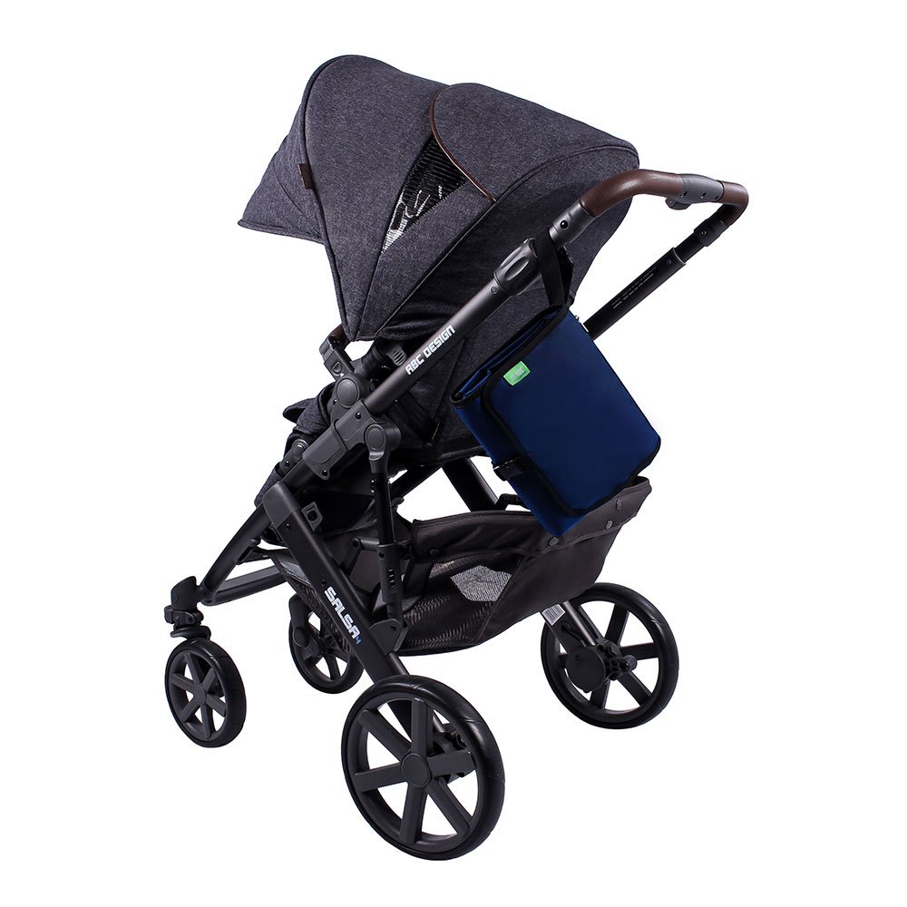 Lulando Baby Travel Changing Mat (50 * 60 cm). Portable Travel Changing Mat Changing and Waterproof, Practical Cleaning Mat for Pushchair navy blue