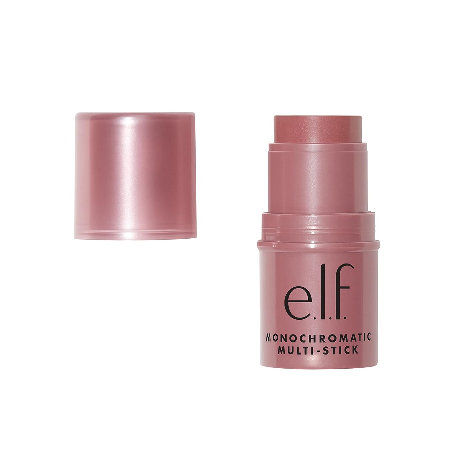 e.l.f. E.L.F., Monochromatic Multi Stick Blush Creamy Lightweight Versatile Luxury Adds Shimmer Easy To Use Blends Effortless Sparkling Rose 4.4g