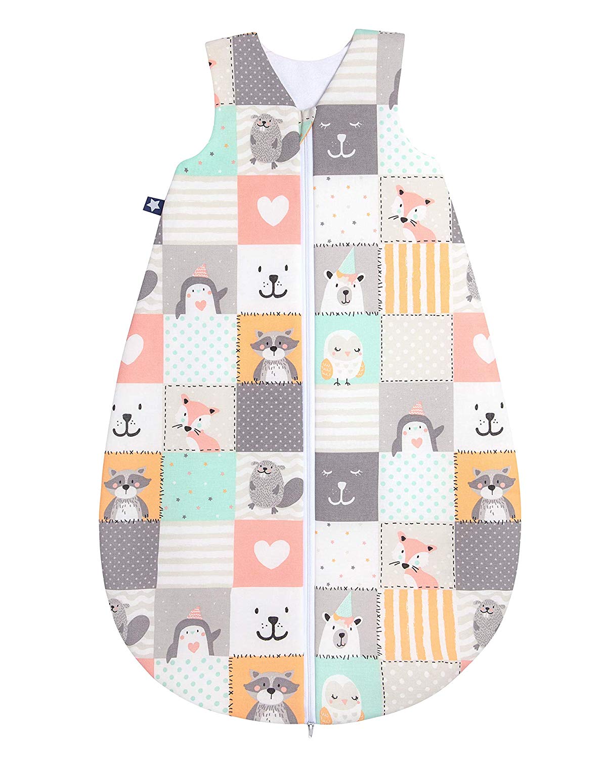 Julius Zöllner Baby’s Sleeping Bag, Summer or Year-Round Sleeping Bag, Standard 100 by Oeko-Tex, Made in Germany, in Various Designs and Sizes