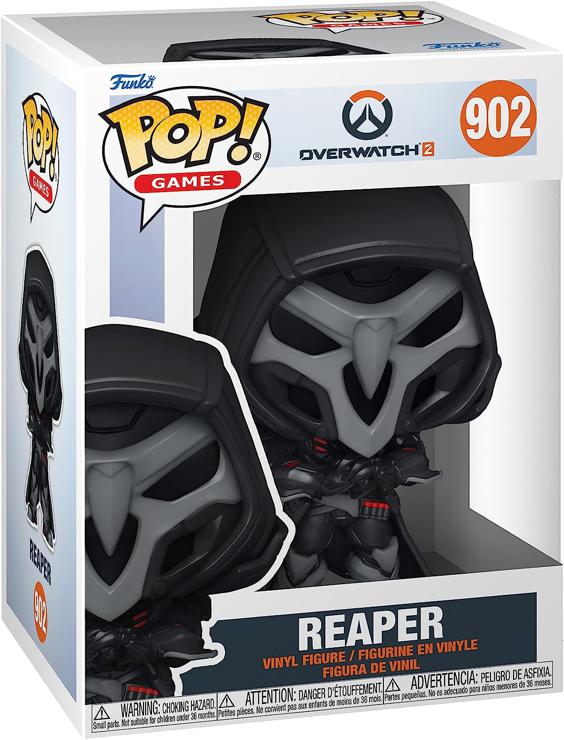 Funko Pop! Games: Overwatch 2 - Reaper - Vinyl Collectible Figure - Gift Idea - Official Merchandise - Toys For Children and Adults - Video Games Fans - Model Figure For Collectors and Display