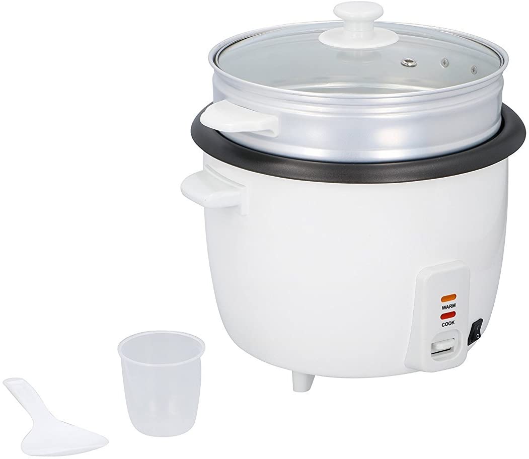 Dunlop 871125207931 Rice Cooker, 1.8 Litre, White