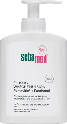 sebamed liquid washing emulsion, soap-free, 200 ml