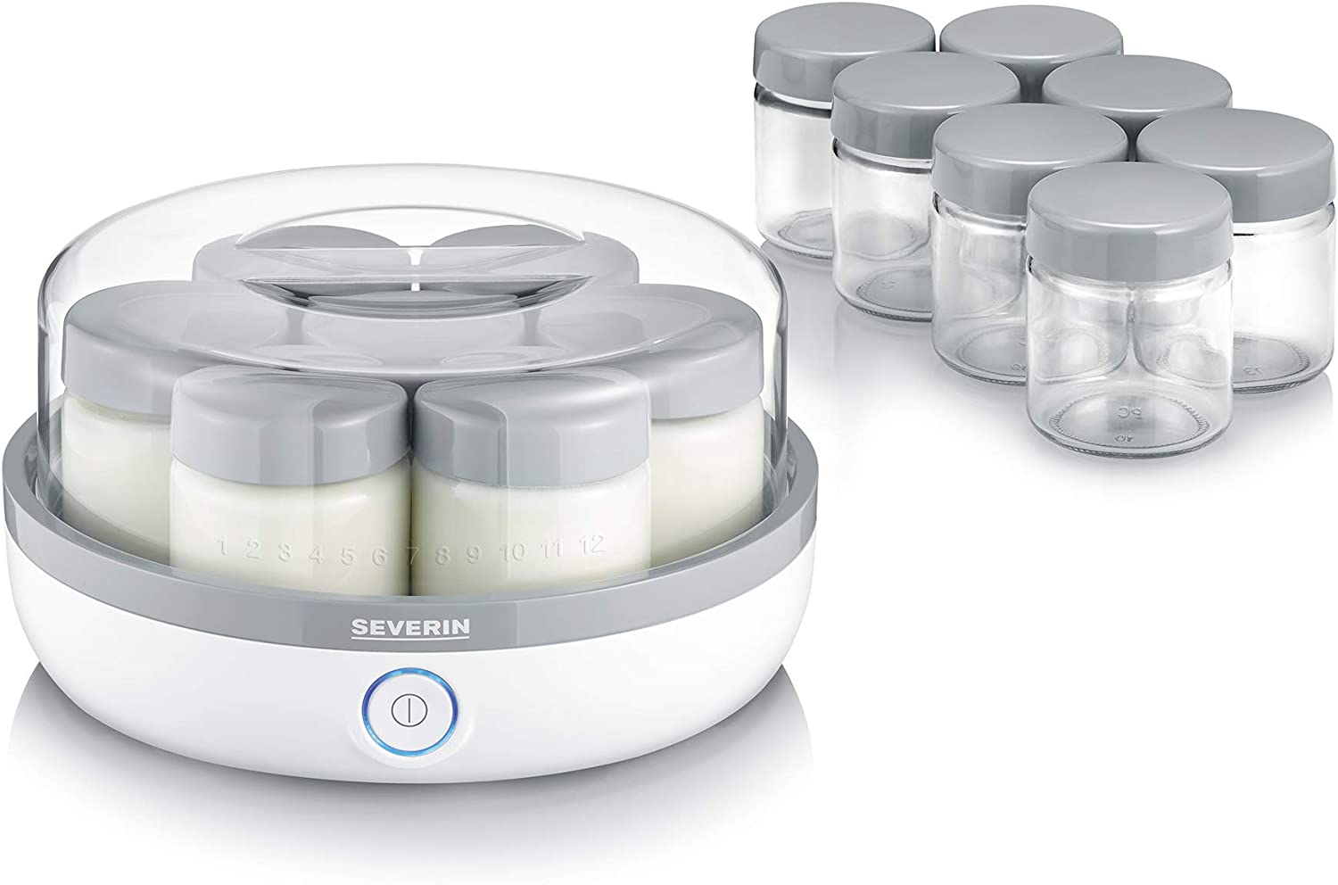 SEVERIN JG 3520 Yoghurt Maker 13 White / Grey