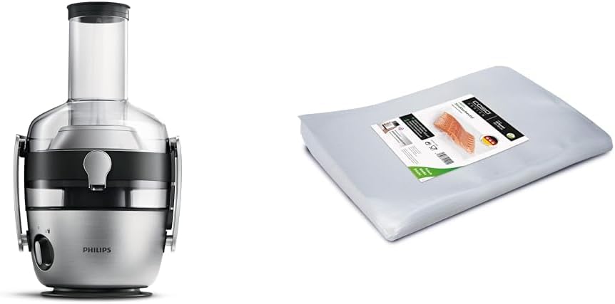 Philips Domestic Appliances Philips Avance Collection juicer for fruit and vegetables & caso structural bags 30 x 40 cm / 50 foil bags