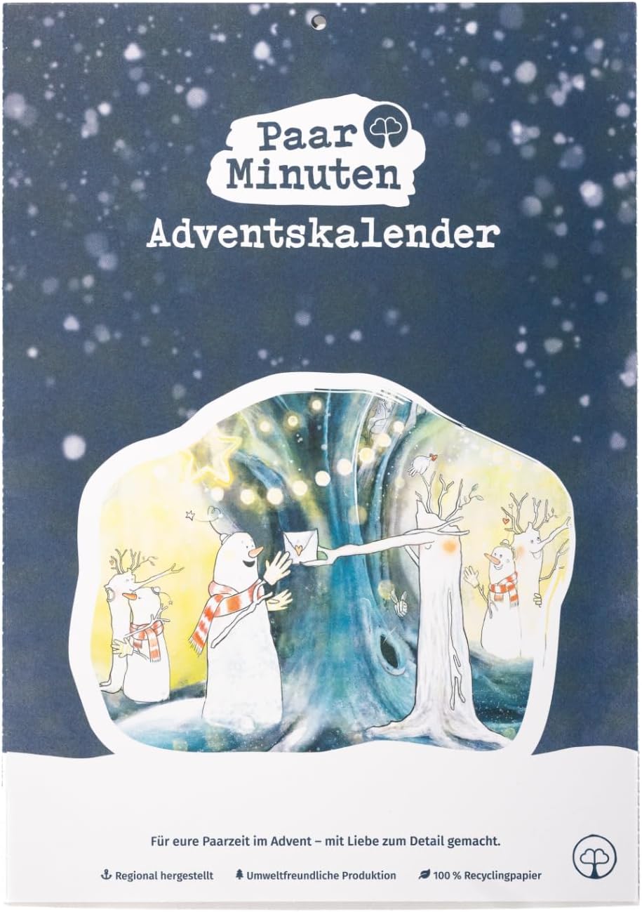 PaarMinute Advent Calendar 2024 - New from Paarzeit. 24 Experiences, Real Connection for Couples, Fits into Any Everyday Life, for Conversations & Small Tasks, Gift for Adults (Women/Men/Queer)